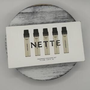 Nette Fragrance Discovery Set EDP Sprays Perfume BNIB Coco Fleur Vanille 3mlx5
